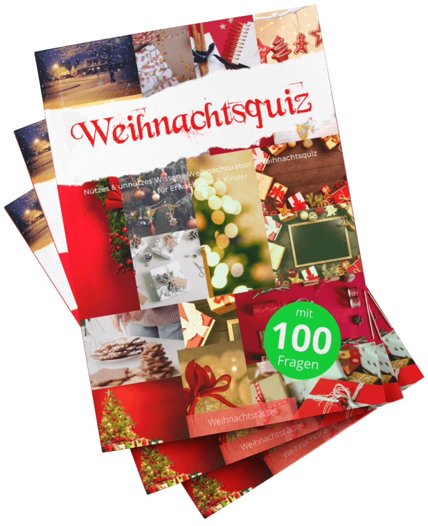 Weihnachtsquiz mit Lösungen zum Ausdrucken: 100 tolle Fragen