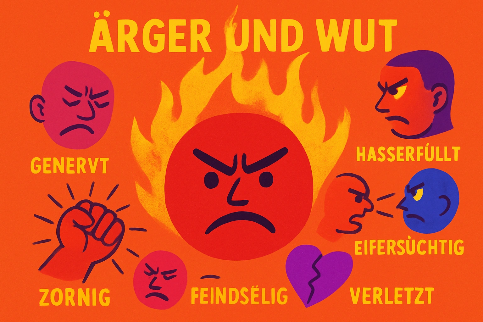 Liste der Gefühle 14