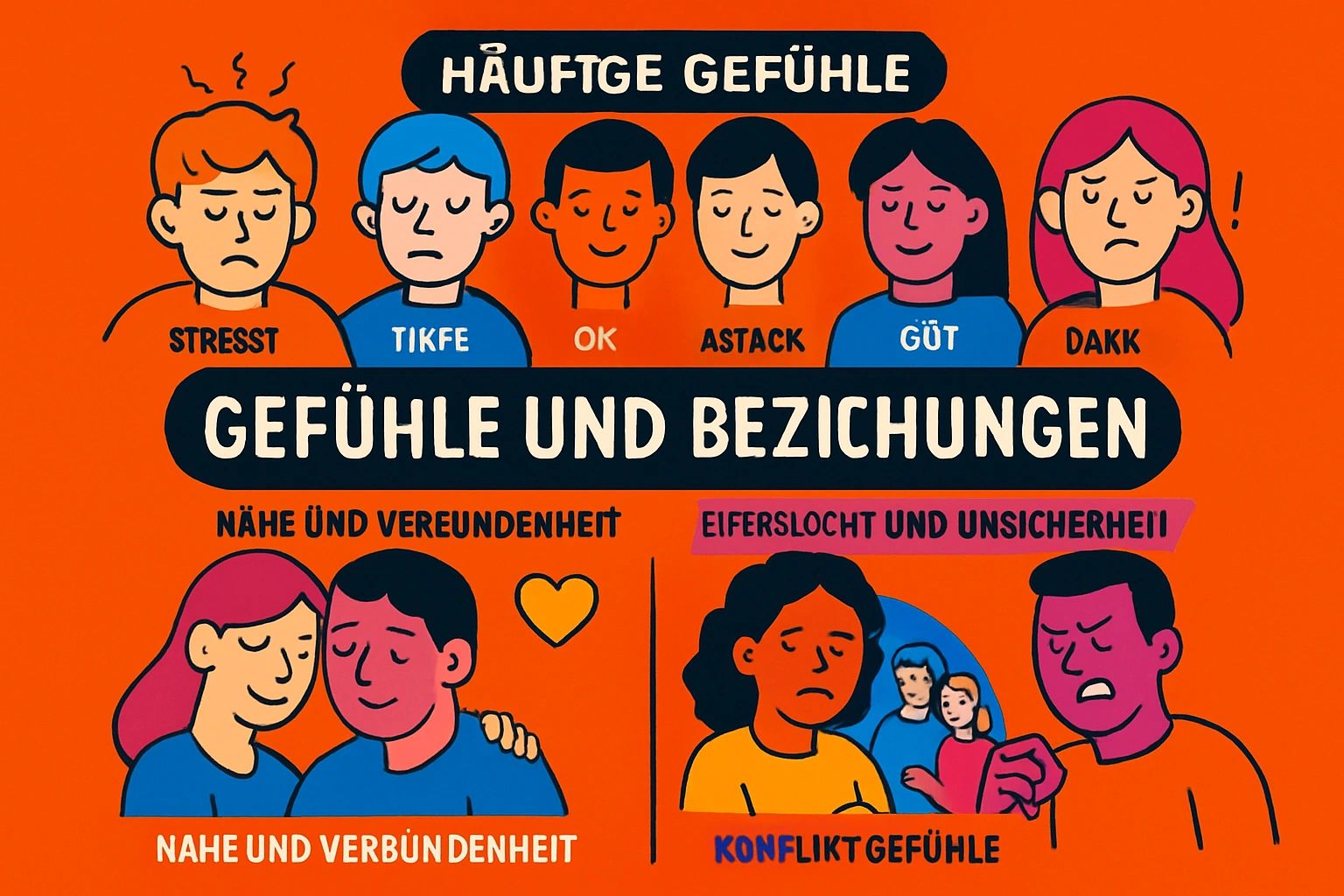 Liste der Gefühle 20