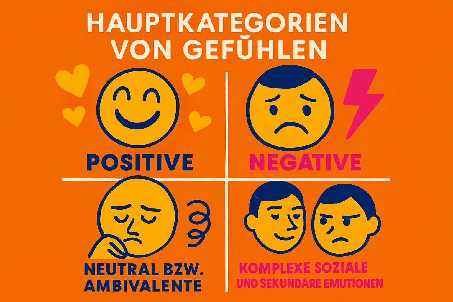 Liste der Gefühle 7